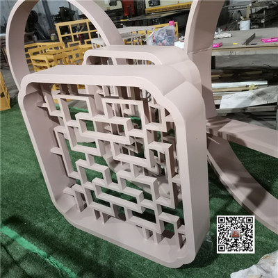 餐厅铝屏风 仿古铝窗花