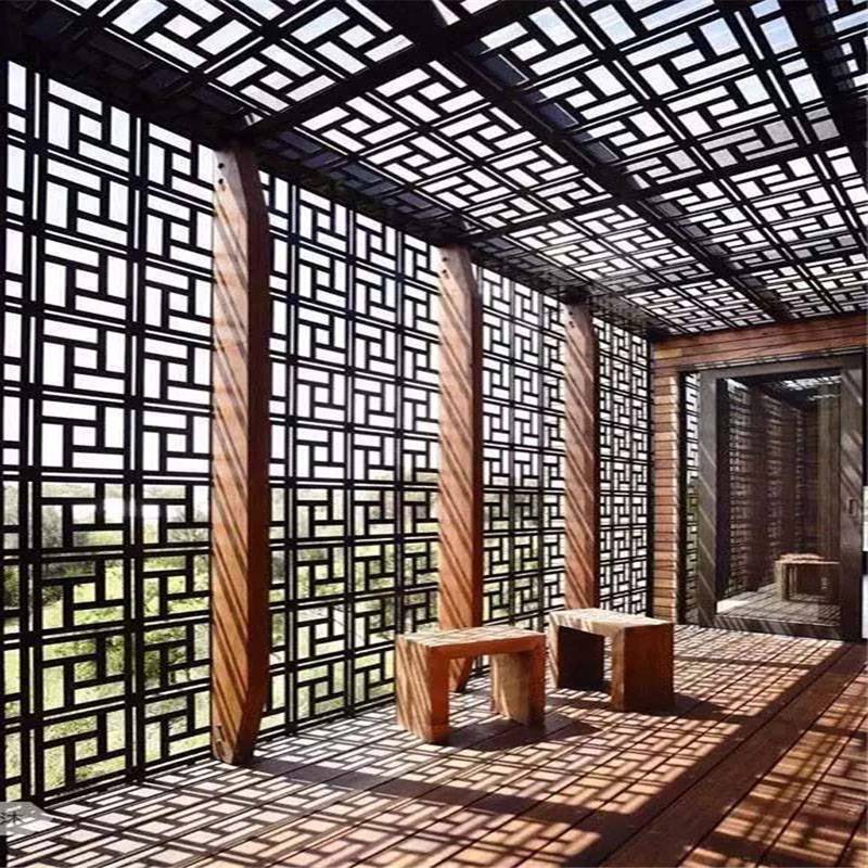 仿古铝窗花_木纹铝窗花_铝窗花生产厂家