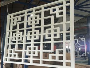 武汉室内仿古铝挂落 美丽乡村建设铝窗花定制价格