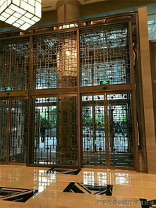 江苏淮安市沿街楼改造仿古铝屏风明清风格仿古铝窗花