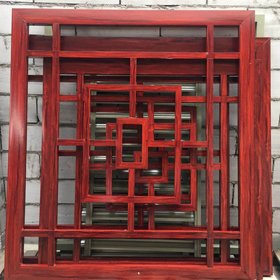 【家居装饰】仿古铝窗花别墅定制