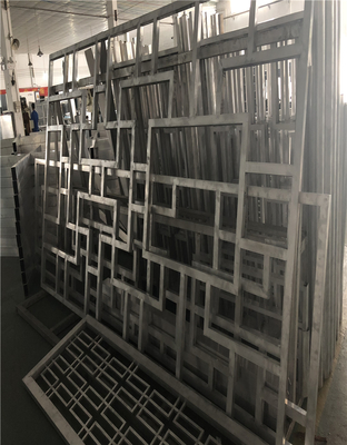 定制仿木纹铝合金窗花-仿古铝窗花