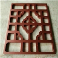 贵港酒红色仿古铝窗花厂家成批出售