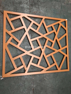 浙江影视城古典镂空花格 仿古铝窗花的艺术传承与现代创新