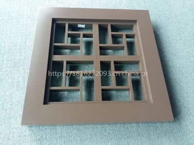 福建铝合金窗花新潮流 德普龙建材木纹色仿古铝窗花的美学与实用融合
